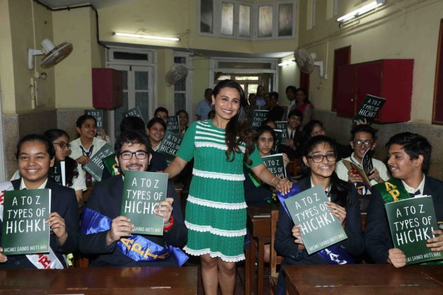 Rani Mukerji Releases Song Oye Hichki at her School 12