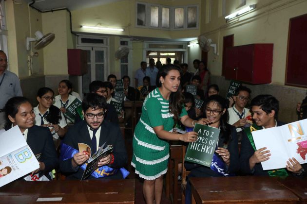 Rani Mukerji Releases Song Oye Hichki at her School 13