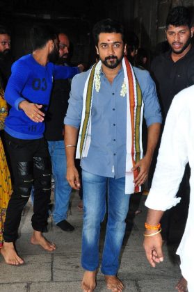 Chinna Babu movie team at Simhachalam Temple 14