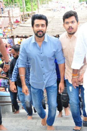 Chinna Babu movie team at Simhachalam Temple 3