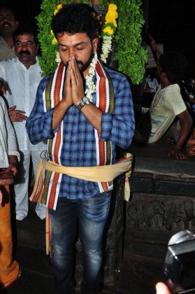 Chinna Babu movie team at Simhachalam Temple 5