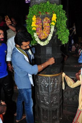 Chinna Babu movie team at Simhachalam Temple 6