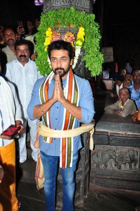 Chinna Babu movie team at Simhachalam Temple 7