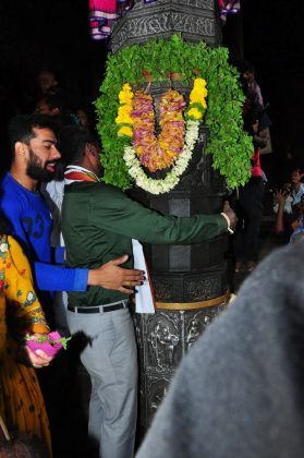 Chinna Babu movie team at Simhachalam Temple 8