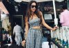 Malaika Arora Stuns In Blue Checkered Outfit