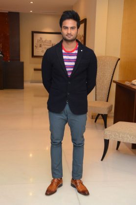 Sudheer Babu at Sammohanam Movie Sucess meet 1