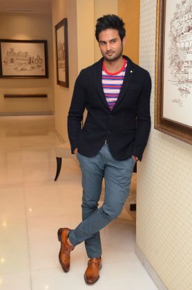 Sudheer Babu at Sammohanam Movie Sucess meet 12