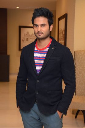 Sudheer Babu at Sammohanam Movie Sucess meet 9