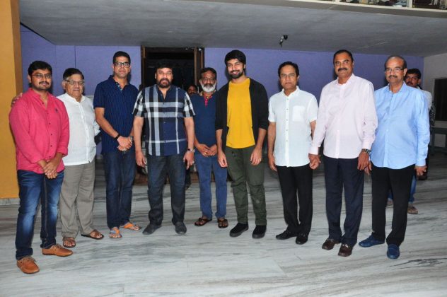 Megastar Chiranjeevi Watched Vijetha Movie