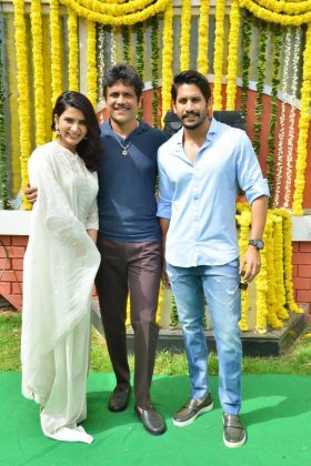 Naga Chaitanya Samantha New Movie Opening 7
