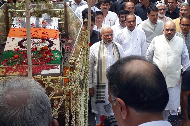 Atal Bihari Vajpayee Cremated, Sea Of Mourners Pay Respect 1 Atal Bihari Vajpayee