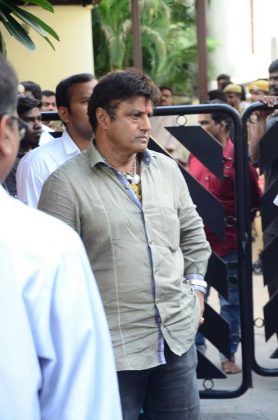 Celebs politicians arrive at Harikrishna residence 17