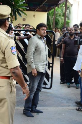 Celebs politicians arrive at Harikrishna residence 18