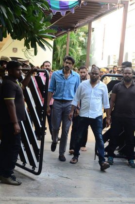 Celebs politicians arrive at Harikrishna residence 6