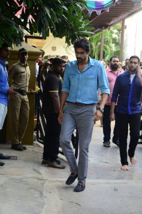 Celebs politicians arrive at Harikrishna residence 9