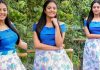 Sreemukhi Looking Beautiful In Blue