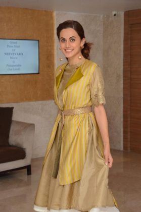 Taapsee Pannu At Neevevaro Press Meet 9