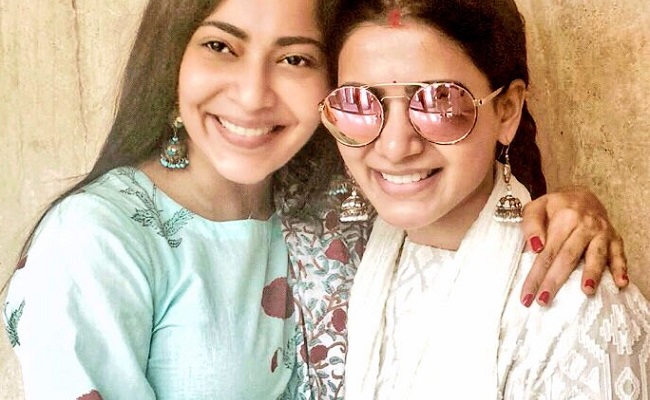 Samantha Climbed These Many Steps In Only 2 Hours For Tirumala Darshan 1 samantha ramya