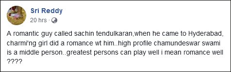 sri reddy sachin charmi kaur