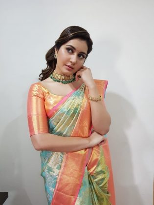 Raashi Khanna Looking gorgeous In Saree 7
