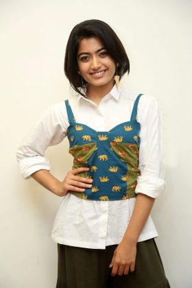 Rashmika Mandanna At DevaDas Grand Success Meet 1