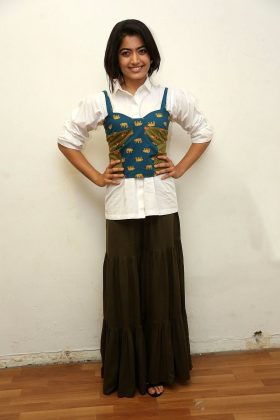 Rashmika Mandanna At DevaDas Grand Success Meet 12