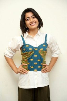 Rashmika Mandanna At DevaDas Grand Success Meet 14