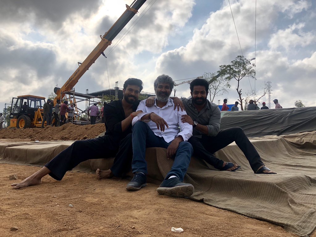Rajamouli #RRR Shoot Begins 1 RRR starts rolling today