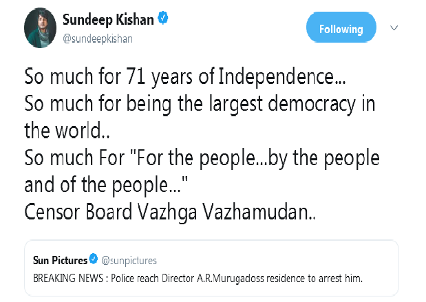 sundeep kishan murugadoss