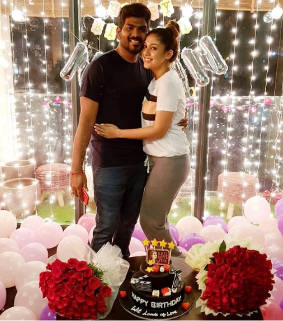 Vignesh Plans B'day Surprise For Girlfriend Nayanthara 2 vignesh nayanthara birthday bash