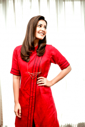 Raashi Khanna Stills In Red 2
