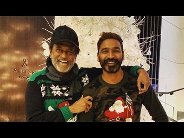 dhanush rajinikanth christmas