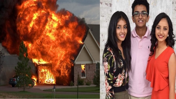 Telangana teens of same family die in US 1 telangana teens house fire US