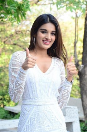 Nidhhi Agerwal Interview Stills Mr Majnu 2