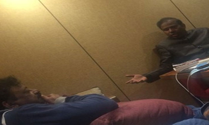 Has RGV touched KA Paul feet? 1 RGV KA Paul feet