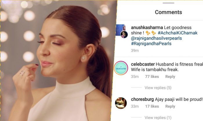 anushka sharma rajnigandha ad contoversy