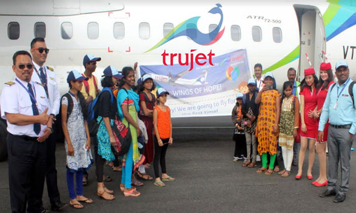 Free air travel for orphan children! 1 trujet free ride orphans