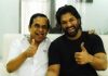 బ్రహ్మానందాన్ని కలిసి అల్లు అర్జున్.. Allu Arjun with Brahmanandam