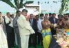 ఏపీ హైకోర్టు శాశ్వత భవన నిర్మాణానికి శంకుస్థాపన CM Chandrababu Naidu at AP high court building lay foundation