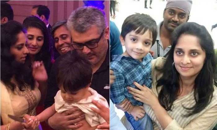 Ajith's son Aadvik birthday celebrations 1 Ajith Shalini son Aadvik