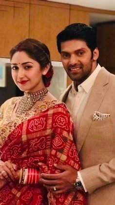 Arya And Sayyeshaa’s Wedding Reception Stills2