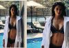 Disha Patani flaunts toned body in black bikini