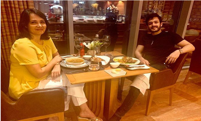 Akhil's dinner date with this special person 1 akhil amala dinner date