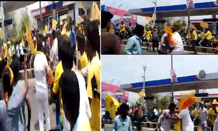balakrishna thrashes fans