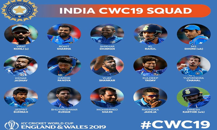 indian squad 2019