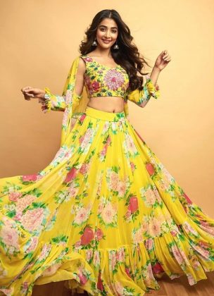 Pooja Hegde Latest Stills From Maharishi Promotions 1
