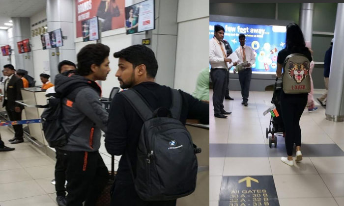 Allu Arjun goes on a holiday 1 allu arjun holiday