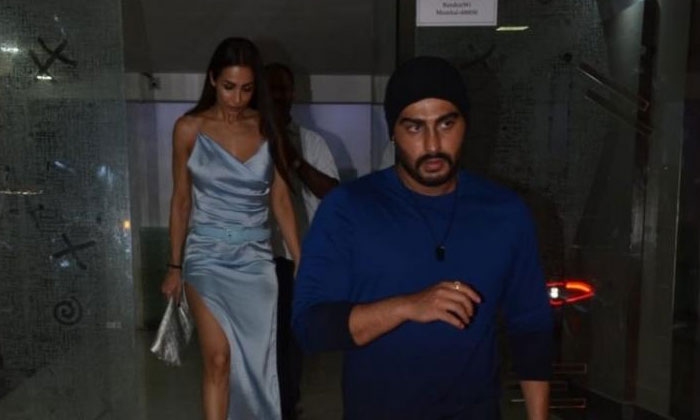 arjun kapoor malaika evening party