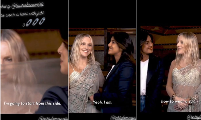 Laura Brown priyanka chopra