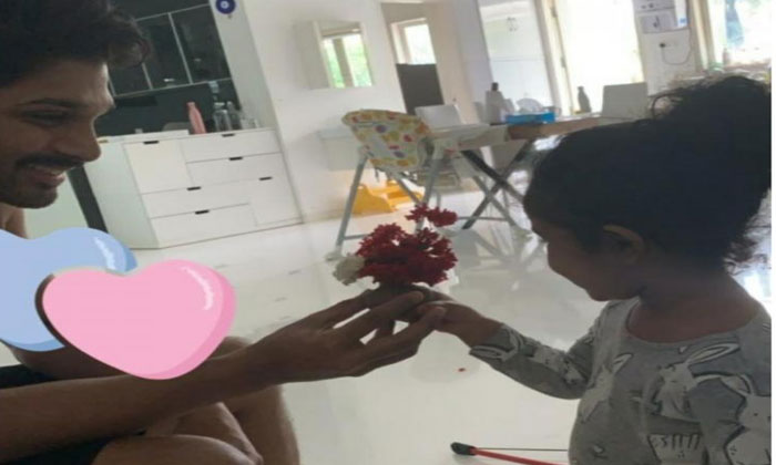Allu Arjun gets gift from 'sweetheart' 2 allu arha gift allu arjun
